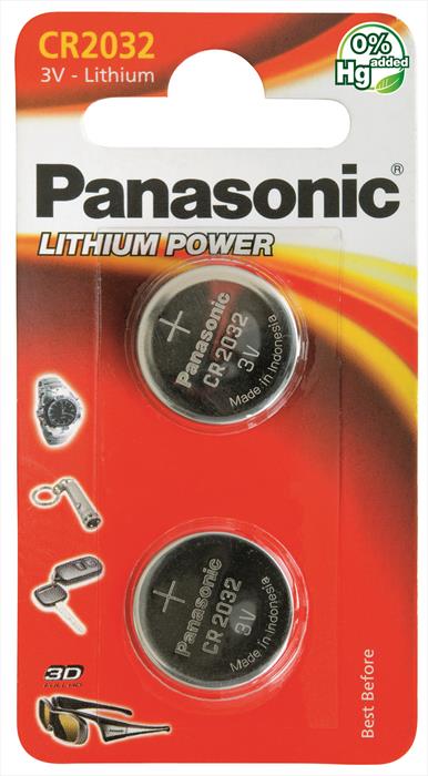 Panasonic - Cr-2032l/2bp
