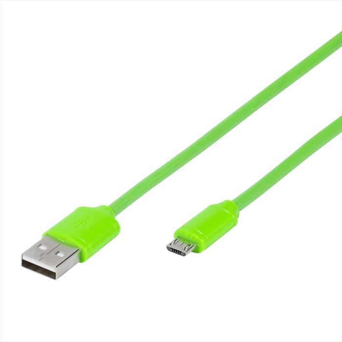 Vivanco - Micro Usb 2.0 Usb A-plug To Usb Micro B-plug-verde
