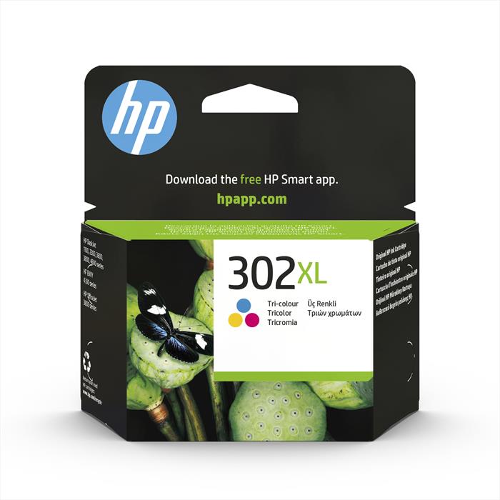 Hp - 302xl High Yield Tri-color-tricromia, Alta Capacità