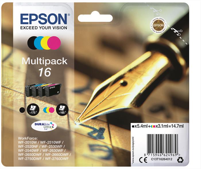 Epson - C13t16264022-multipack (b,c,m,y)