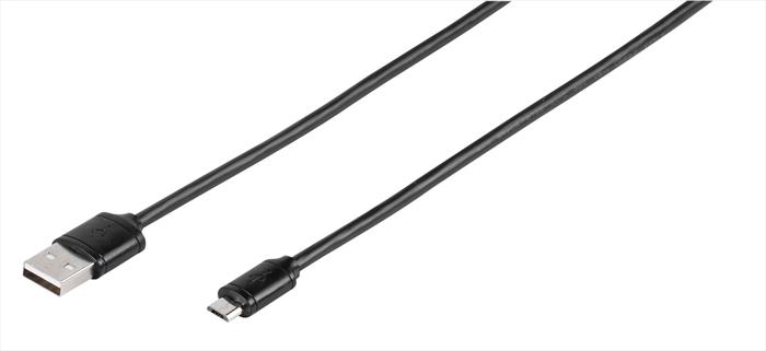 Cellularline - 35815 Cavo Dati Usb 2.0 Micro Usb 1 Mt-vivanco-nero