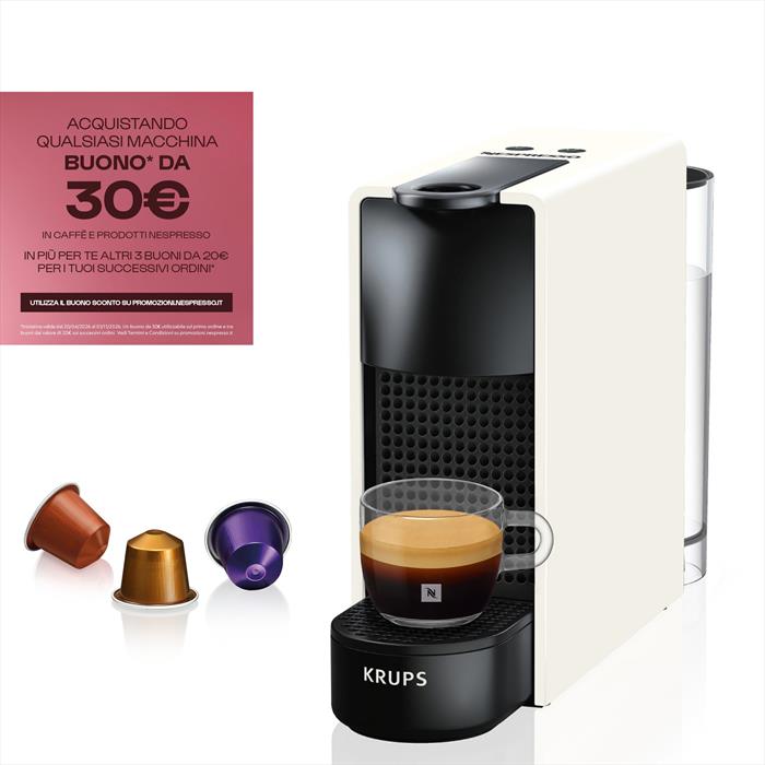 Krups - Xn1101k Essenza Mini Nespresso-white