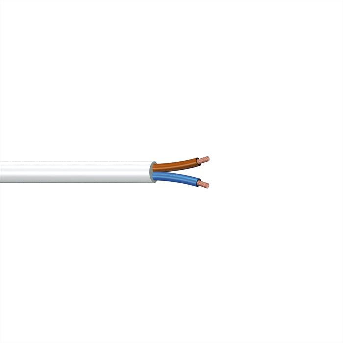Polypool - Cavo Bipolare H05vv-f 2 X 1 Mm2 Pp0358 10m-bianco