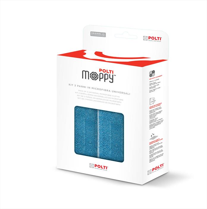 Polti - Moppy Kit 2 Panni Microfibra Universale Paeu0342
