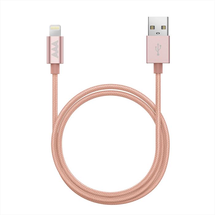 Aaamaze - Aluminum Lightning Cable 1m-pink