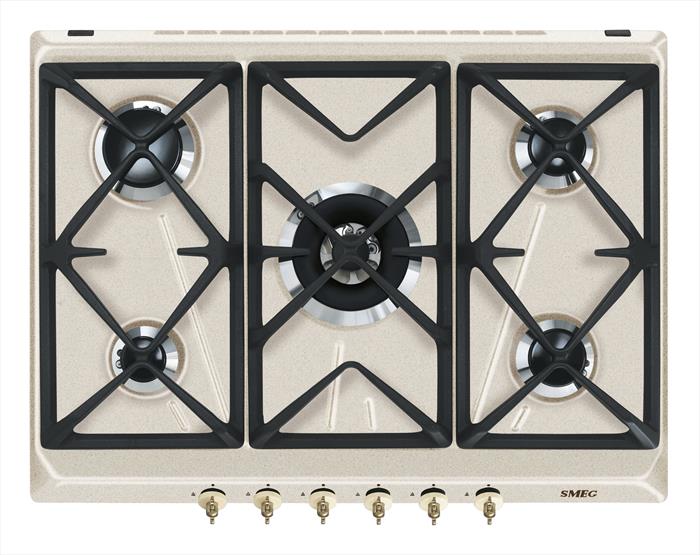 Smeg - Piano Cottura A Gas Srv876avogh2 68,5cm-avena