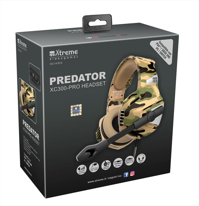Xtreme - Predator Xc300-pro Headset-camouflage