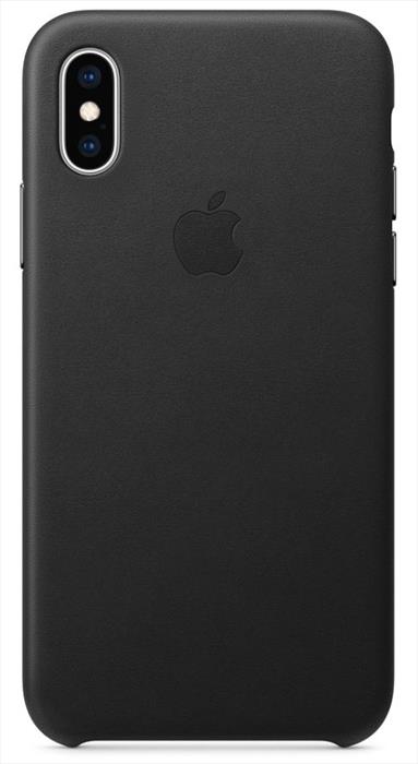 Apple - Custodia In Pelle Per iPhone XS Max-black
