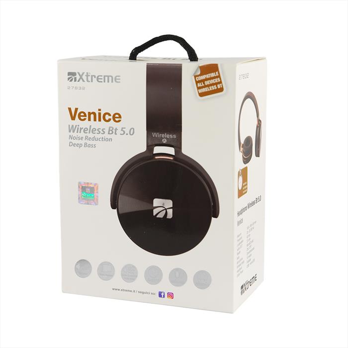 Xtreme - Headphone Wireless Venice-nero