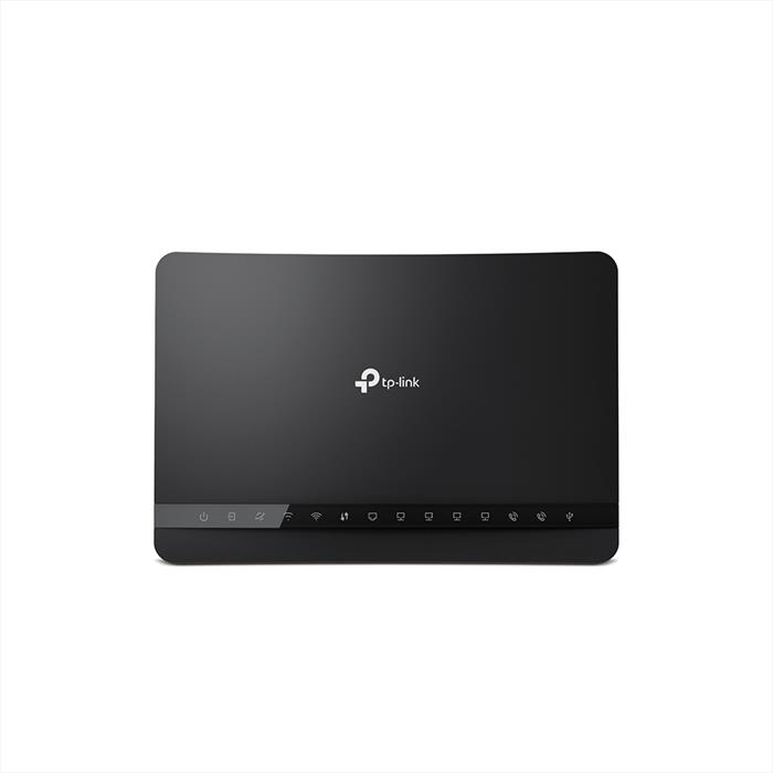 Tp-link - Ac1200 Wireless Dual Band Gig Vdsl2 Modem Router