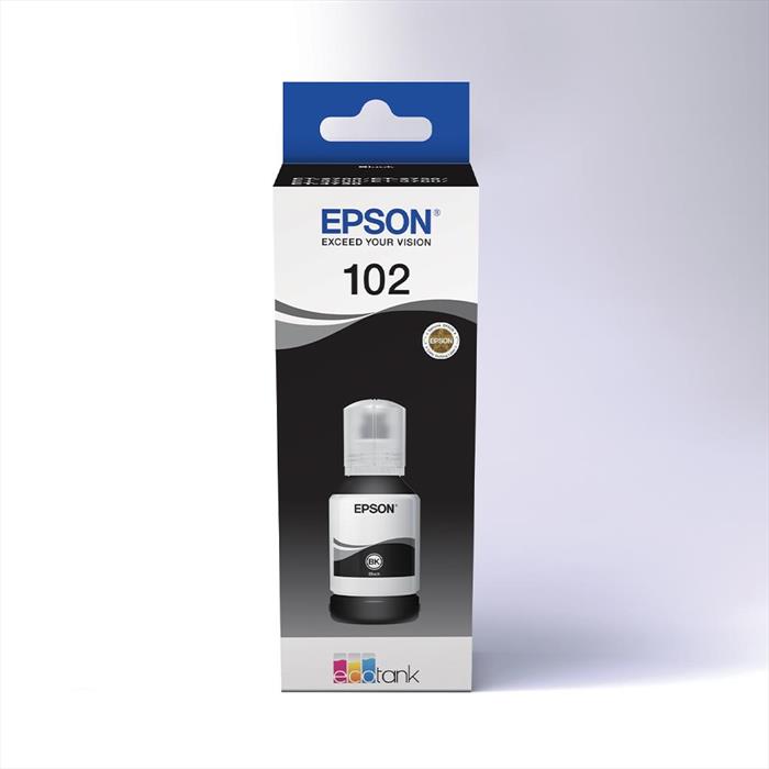 Epson - 102 Flacone Di Inchiostro Ecotank T03r1 Nero-nero