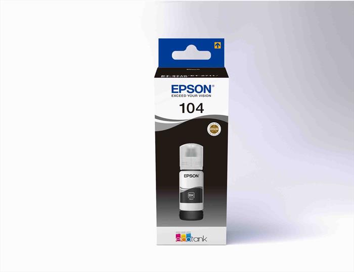 Epson - 104 Flacone Di Inchiostro Ecotank T00p1 Nero-nero