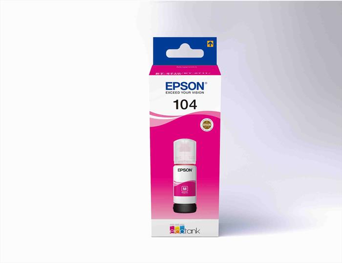 Epson - 104 Flacone Di Inchiostro Ecotank T00p3 Magenta-magenta