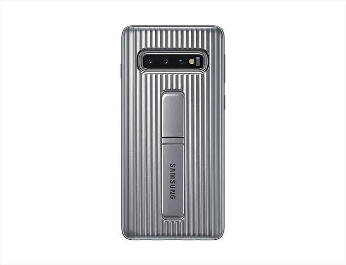 Samsung - Protectivstanding Cover Galaxy S10-silver