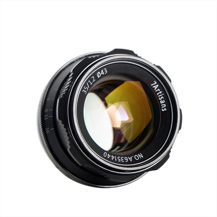 7artisans - Obiettivo 35mm F1.2 Micro4/3-black