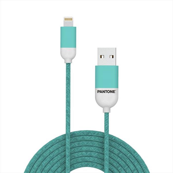 Pantone - Pt-lcs001-5l - Lightning Cable 1 5 Mt-azzurro/plastica