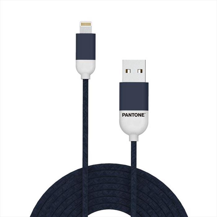 Pantone - Pt-lcs001-5n - Lightning Cable 1 5 Mt-blu/plastica