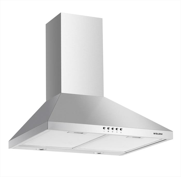 Glem Gas - Cappa Decorativa A Parete Ghp745ix-inox