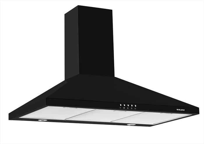 Glem Gas - Cappa Decorativa A Parete Ghp945bk-nero