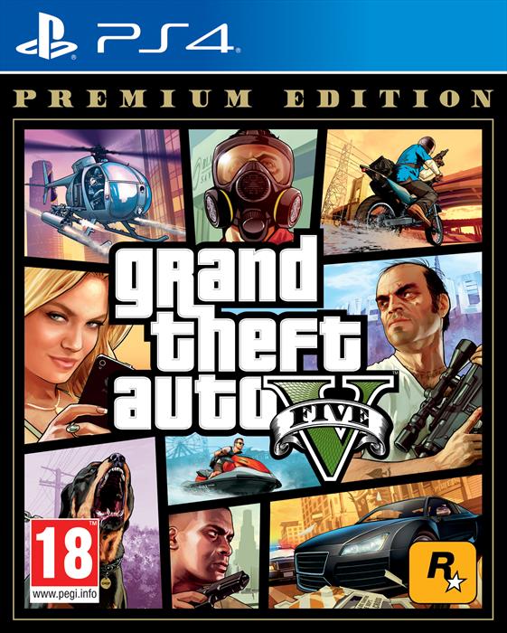 Rockstar Games - Grand Theft Auto V - Gta 5 Ps4 (premium Ed.)