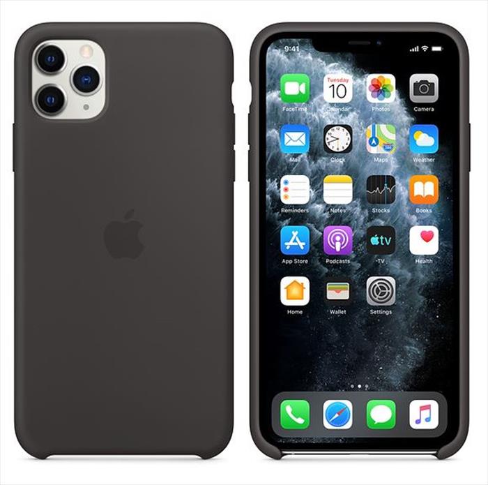 Apple - Custodia In Silicone Per iPhone 11 Pro Max-nero