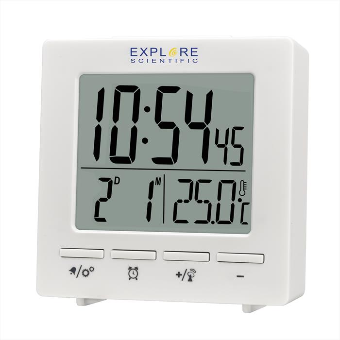 Explore Scientific - Rdc1005 Orologio Radiocontrollato-white