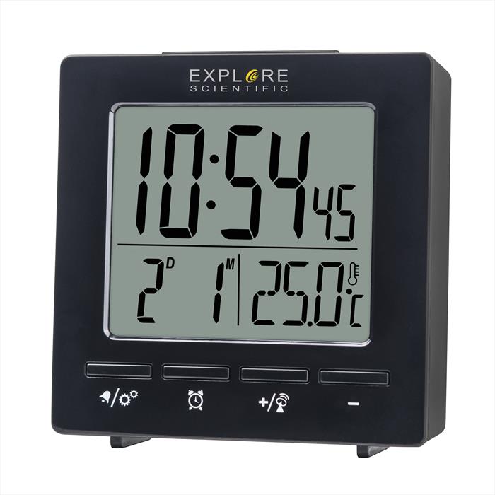 Explore Scientific - Rdc1005 Orologio Radiocontrollato-black