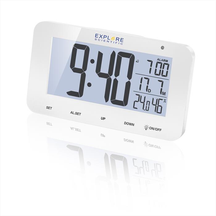 Explore Scientific - Rdc1004 Orologio Radiocontrollato-white