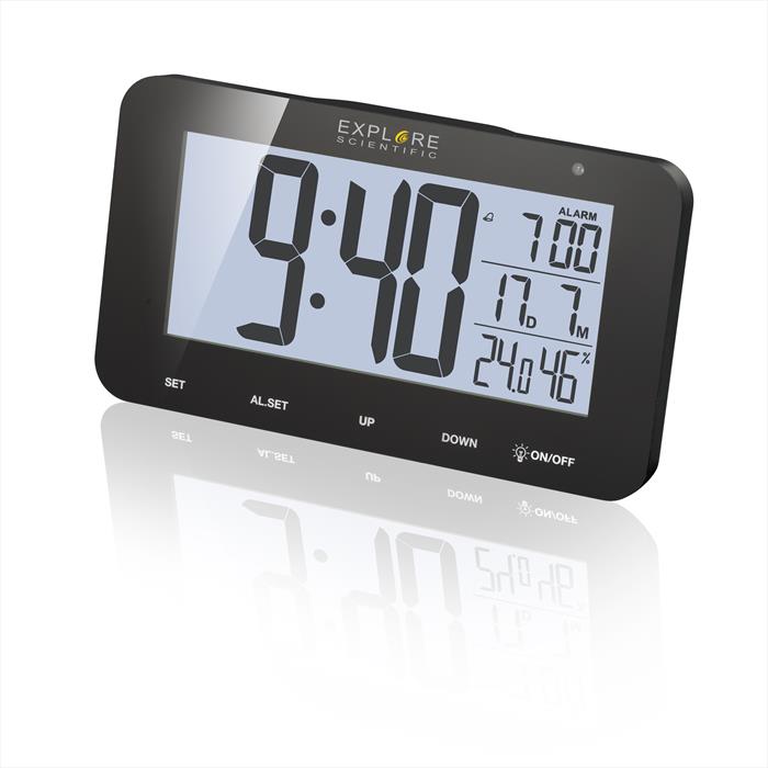 Explore Scientific - Rdc1004 Orologio Radiocontrollato-black