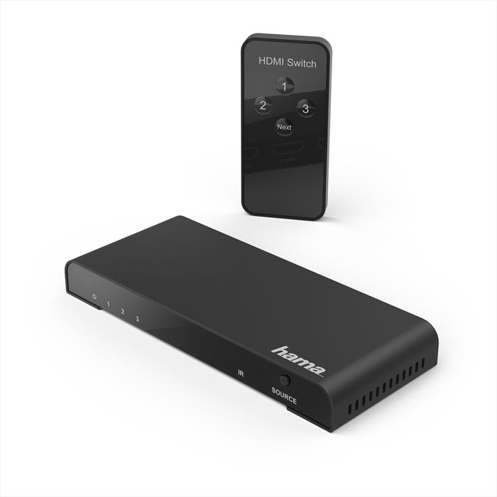 Hama - Switch Hdmi 3/4k-nero