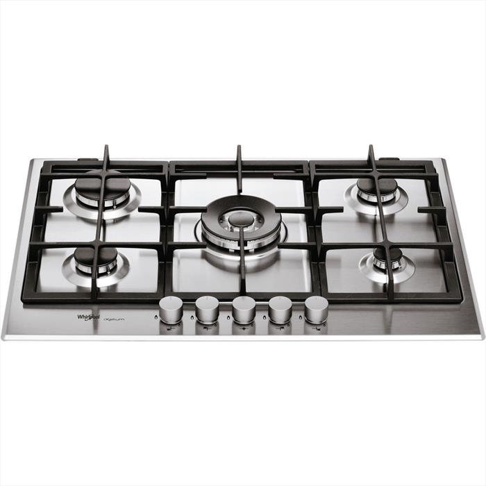 Whirlpool - Piano Cottura A Gas Ixelium Gmr 7522/ixl 73cm-acciaio Inossidabile