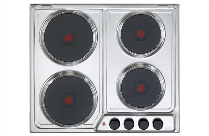 De Longhi - Piano Cottura Elettrico Ffi 46 Er 4 Fuochi 55 Cm-inox