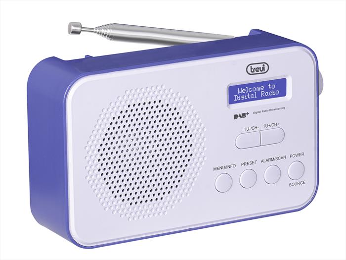 Trevi Dab 7F92 R Portatile Digitale Blu, Bianco-image