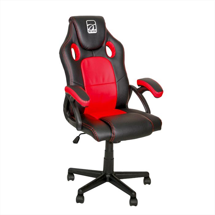 Xtreme MX12 Kor Sedia Da Gaming Per Pc Seduta Imbottita Nero, Rosso-image