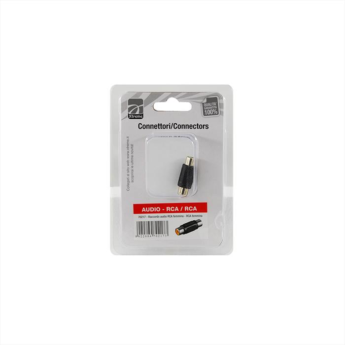 Xtreme - Raccordo Audio Rca-nero