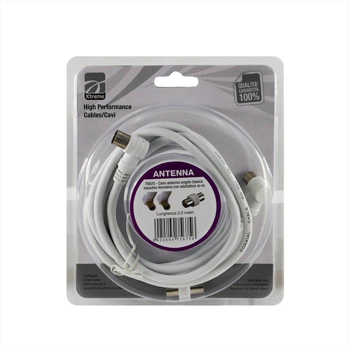 Xtreme - Cavo Antenna Ad Angolo-bianco