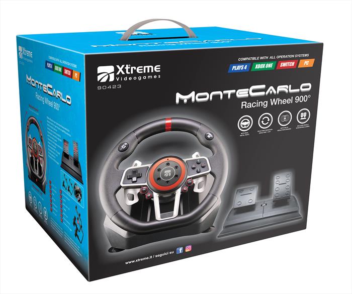 Xtreme - Montecarlo Racing Wheel 900°-nero