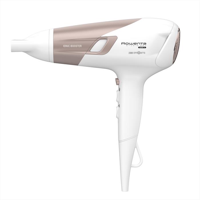 Rowenta - Cv5830 Studio Dry Glow Asciugacapelli-white & Peau Cachemire Metal