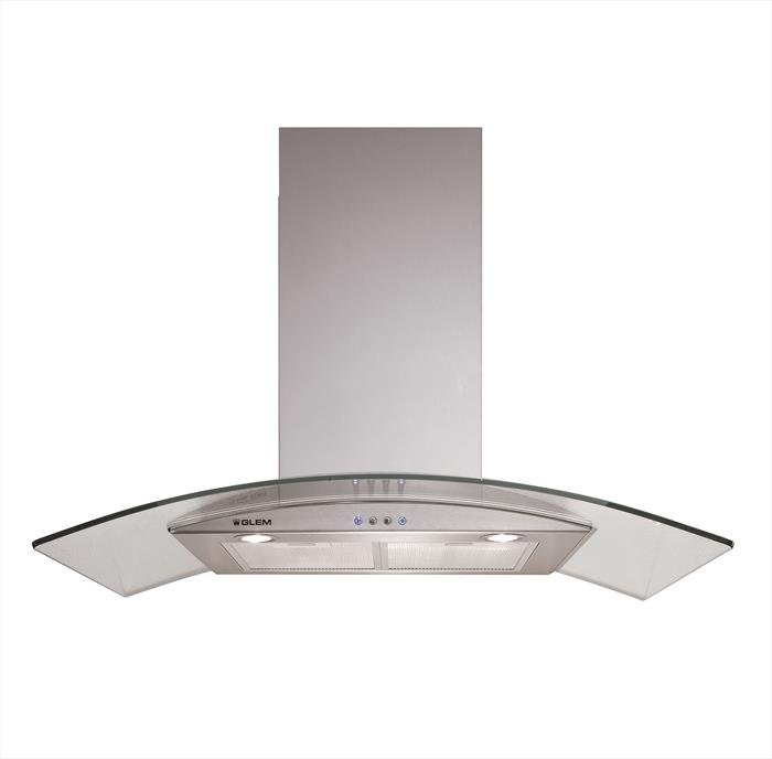Glem Gas - Cappa A Parete Ghs973ix-inox