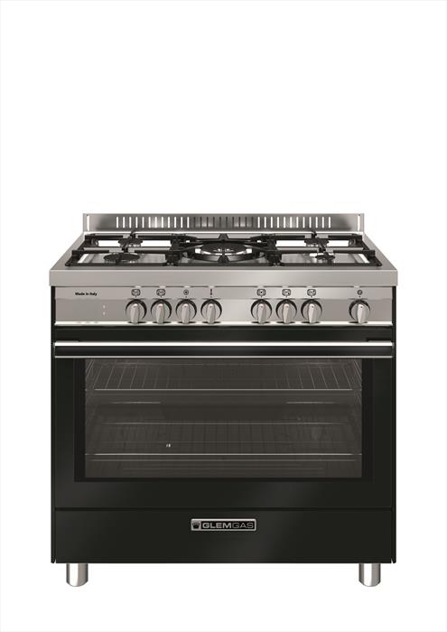 Glem Gas - Cucina A Gas St965mbk Classe A+-nero Carbone