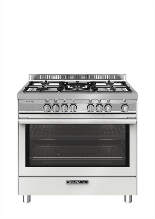 Glem Gas - Cucina Elettrica St965mwh Classe A+-bianco Farina