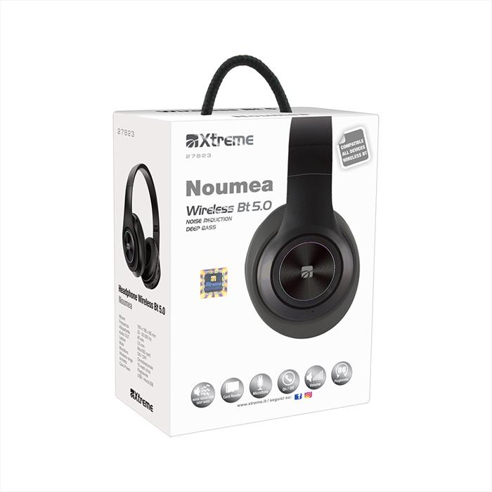 Xtreme - Headphone Noumea Wireless Bt 5.0-nero