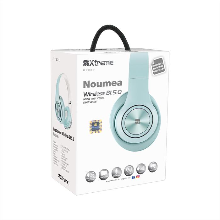 Xtreme - Headphone Noumea Wireless Bt 5.0-blu