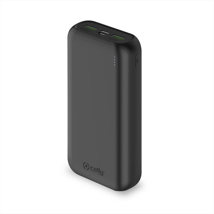 Celly - Pbe20000bk - Powerbank Energy 20000mah-nero/plastica