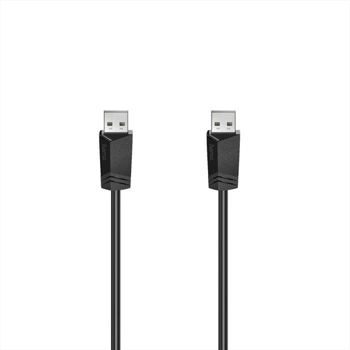Hama Cavo Usb A M / Usb A M, Usb 2.0, 1,5 Metri, Nero-image