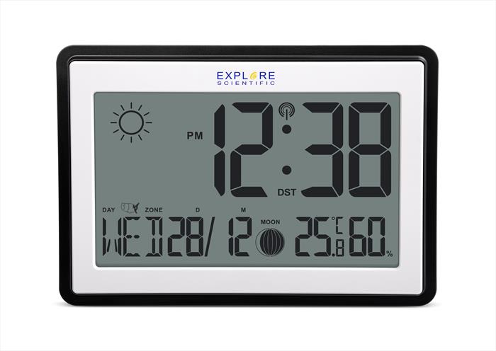 Explore Scientific - Rdc8002cm3000 Orologio Da Parete O Da Tavolo-black
