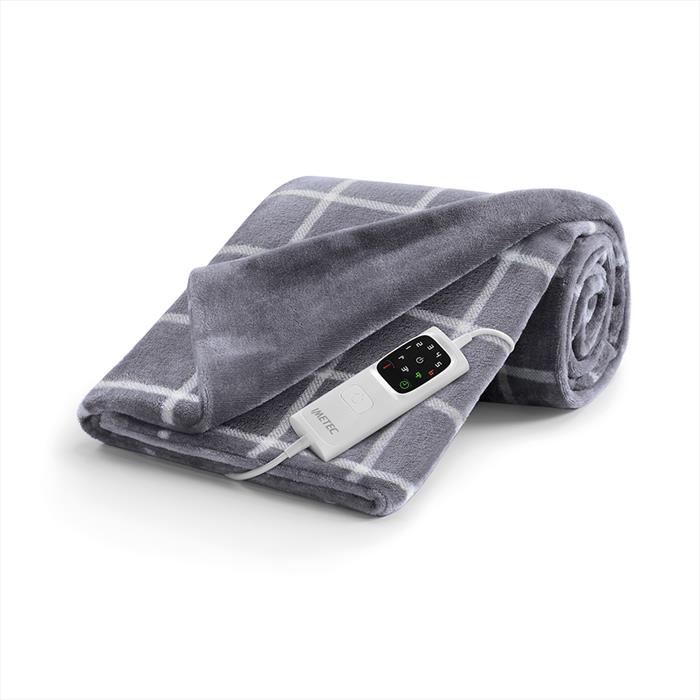 Imetec - Caldoplaid Adapto Square 150x95 Cm-grigio, Bianco