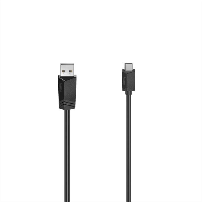 Hama Cavo Usb Type C M / Usb A M, Usb 2.0, 1,5 Metri, Nero-image