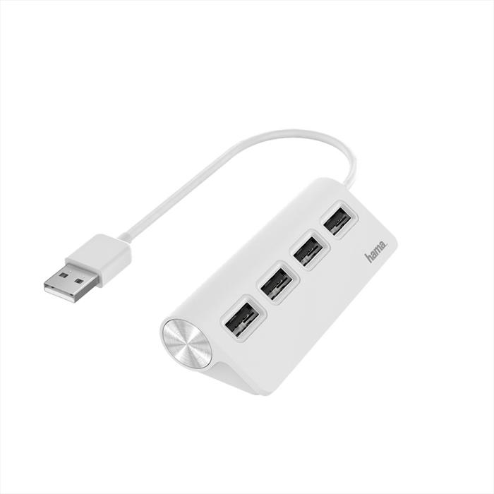 Hama - Hub Usb 2.0-bianco