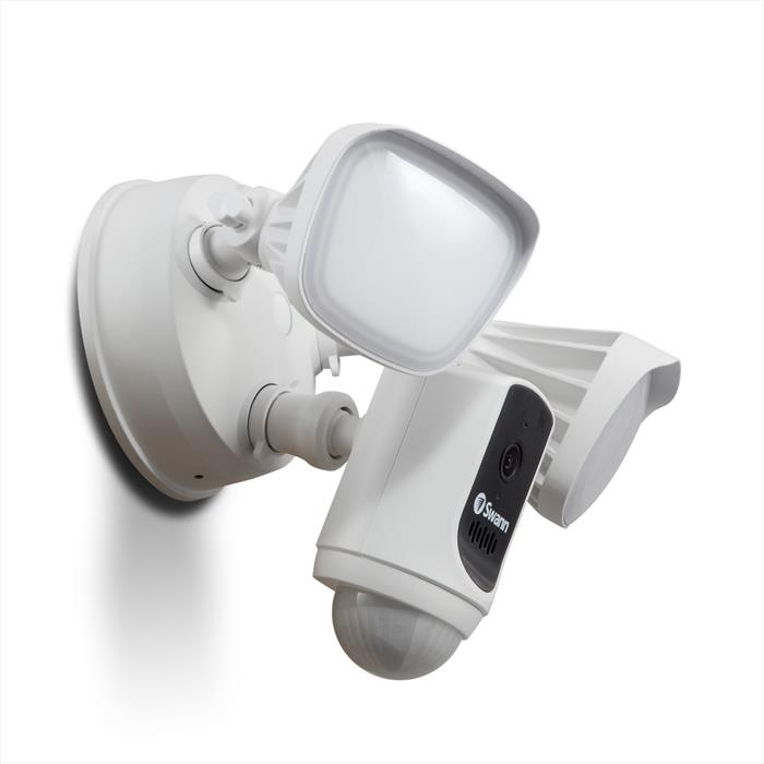 Swann - Flocam Full Hd Con Faretti-white